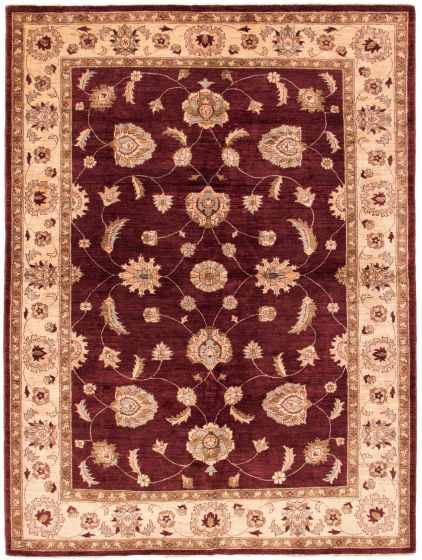 Afghan Chobi Finest 6'10" x 9'0" Hand-knotted Wool Rug 