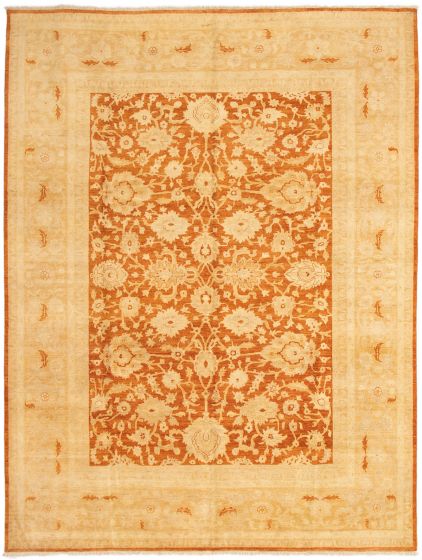 Afghan Chobi Finest 9'0" x 11'10" Hand-knotted Wool Rug 