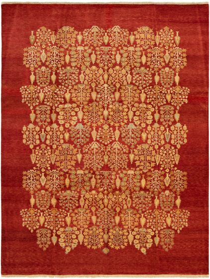 Pakistani Pako Persian 18 Of 20 9'1" x 11'10" Hand-knotted Wool Rug 