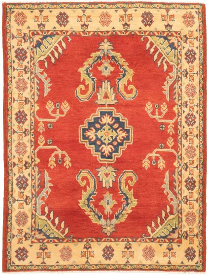 Afghan Finest Ghazni 3'10" x 5'2" Hand-knotted Wool Rug 