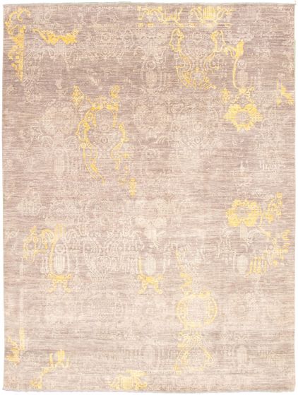 Pakistani Lahore Finest Collection 9'1" x 12'0" Hand-knotted Wool Rug 