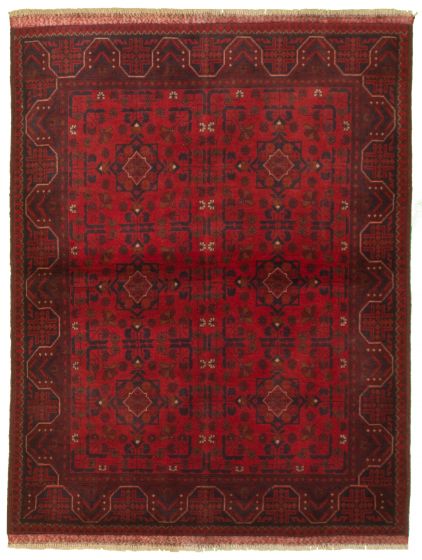 Afghan Finest Khal Mohammadi 4'11" x 6'5" Hand-knotted Wool Rug 