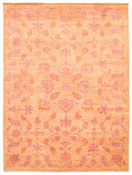 Pakistani 18 Of 20 Pak Finest Oushak 10'4" x 13'8" Hand-knotted Wool Rug 