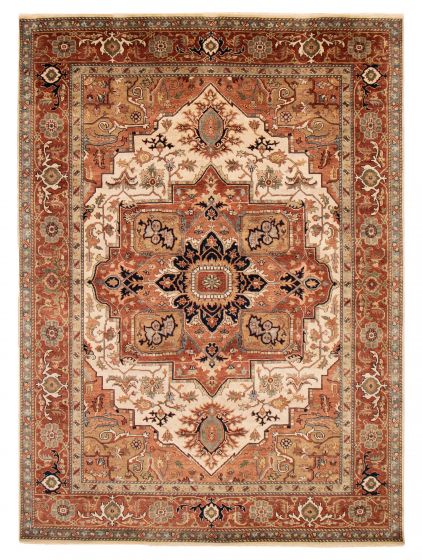 Indian Jules Sultane 8'7" x 11'9" Hand-knotted Wool Rug 