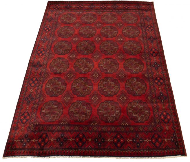 Afghan Finest Khal Mohammadi 5'0" x 6'2" Hand-knotted Wool Rug 