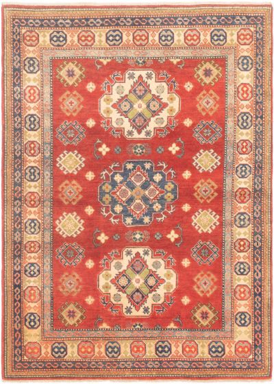 Afghan Finest Ghazni 4'10" x 6'8" Hand-knotted Wool Rug 