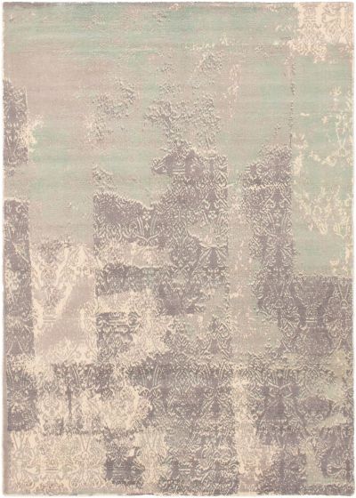 Indian Galleria 5'2" x 7'4" Hand-knotted Wool Rug 