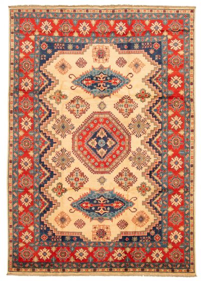 Afghan Finest Ghazni 8'0" x 11'8" Hand-knotted Wool Rug 
