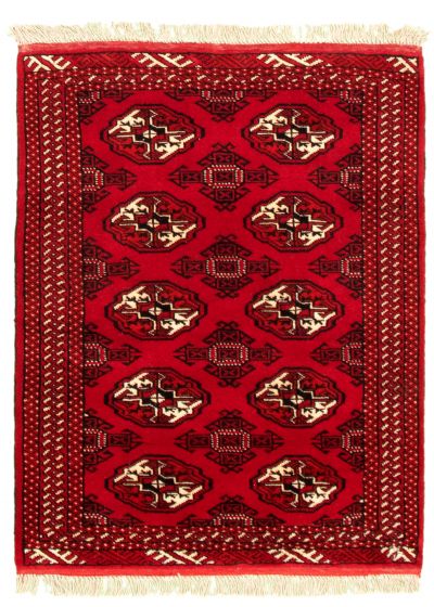 Tapis turkman 3'3" x 4'7" en laine