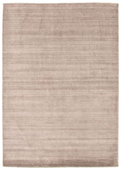 Indian Silk Shadow 5'5" x 7'7" Hand Loomed Wool Rug 