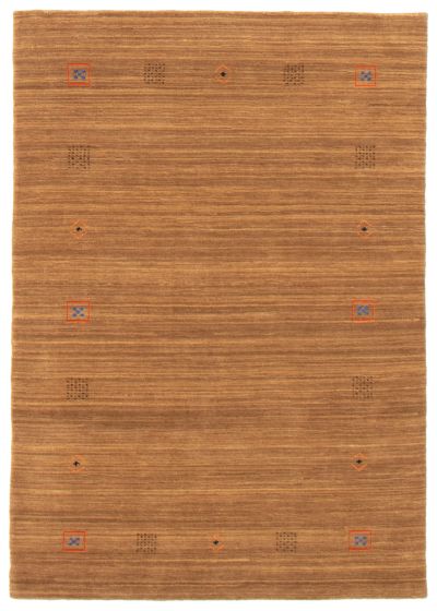 Indo Gabbeh 4'1" x 6'0" Hand Loomed Wool Rug 