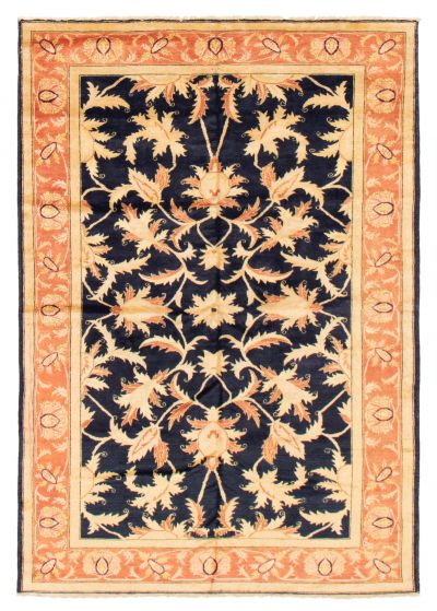 Afghan Chobi Finest 6'3" x 9'0" Hand-knotted Wool Rug 