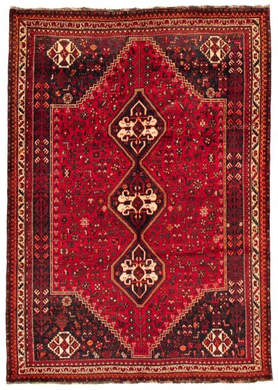 Persian Style 7'3" x 10'2" Hand-knotted Wool Rug 
