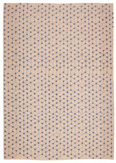 Turkish Ankara FW 5'0" x 7'2" Flat-Weave Wool Kilim 