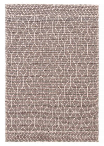 Indian Sienna 6'0" x 8'11" Braid weave Wool Rug 