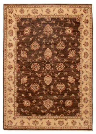 Indian Jamshidpour 6'6" x 9'3" Hand-knotted Wool Rug 
