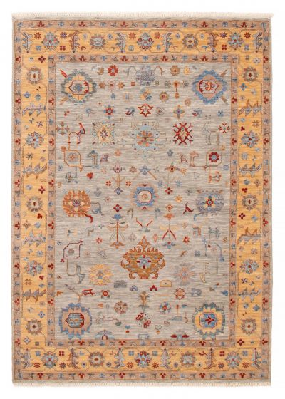 Indian Jamshidpour 5'0" x 7'2" Hand-knotted Wool Rug 