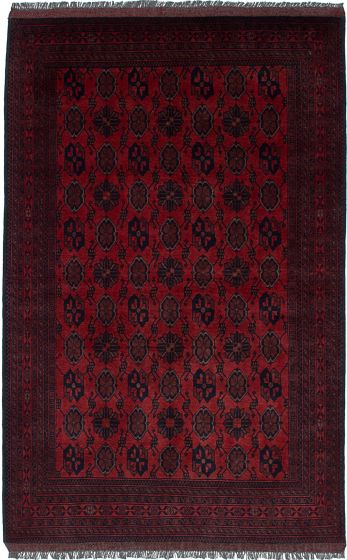 Afghan Finest Khal Mohammadi 4'0" x 6'3" Hand-knotted Wool Rug 