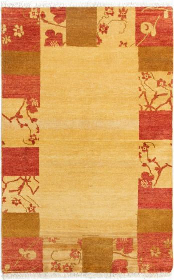 Afghan Finest Ziegler Chobi 4'0" x 6'2" Hand-knotted Wool Rug 