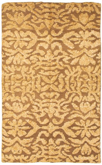 Indian Tangier 5'3" x 8'3" Hand-knotted Wool Rug 