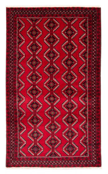Afghan Royal Baluch 3'9" x 6'7" Hand-knotted Wool Rug 