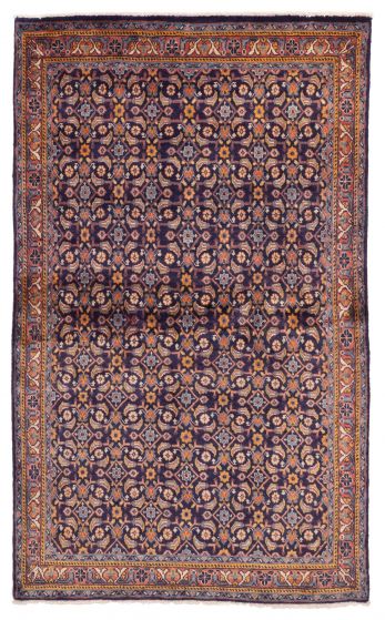 Persian Style 4'2" x 7'3" Hand-knotted Wool Rug 