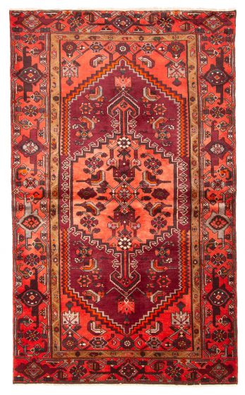 Persian Style 3'10" x 6'5" Hand-knotted Wool Rug 