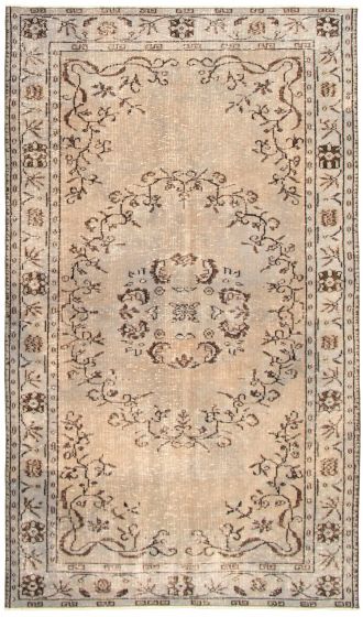 Turkish Color Transition 5'1" x 8'6" Hand-knotted Wool Rug 