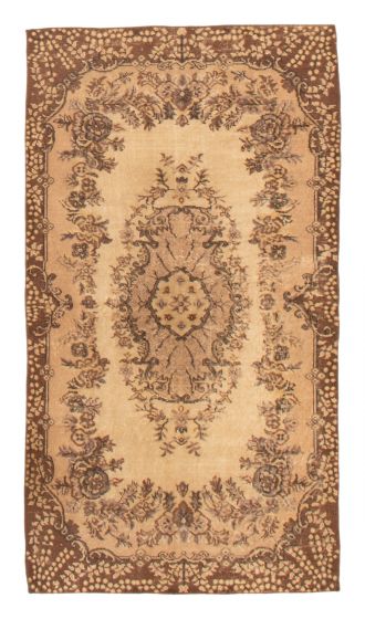 Turkish Antalya Vintage 3'9" x 6'11" Hand-knotted Wool Rug 