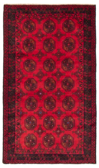 Afghan Royal Baluch 3'9" x 6'7" Hand-knotted Wool Rug 