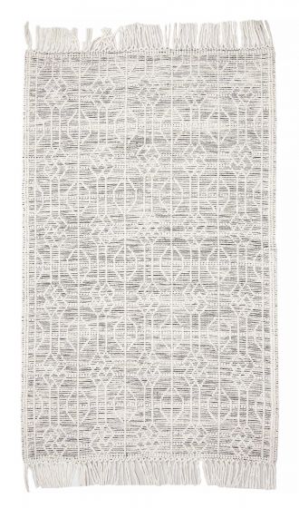 Indian Sienna 5'1" x 8'3" Braided Weave Wool Rug 