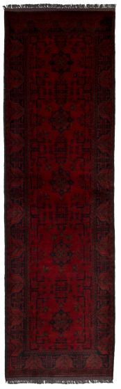 Afghan Finest Khal Mohammadi 2'9" x 9'7" Hand-knotted Wool Rug 