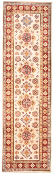 Afghan Finest Ghazni 2'10" x 9'9" Hand-knotted Wool Rug 