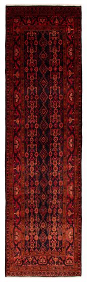 Persian Style 3'10" x 13'9" Hand-knotted Wool Rug 