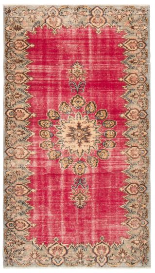 Turkish Melis Vintage 4'10" x 8'7" Hand-knotted Wool Rug 