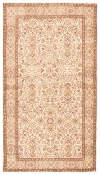Turkish Melis Vintage 3'10" x 7'1" Hand-knotted Wool Rug 