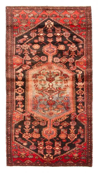 Persian Style 3'5" x 6'9" Hand-knotted Wool Rug 