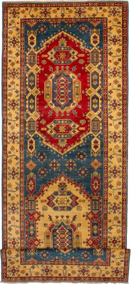 Afghan Finest Ghazni 5'7" x 20'11" Hand-knotted Wool Rug 