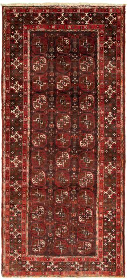 Afghan Khal Mohammadi 3'11" x 8'9" Hand-knotted Wool Rug 