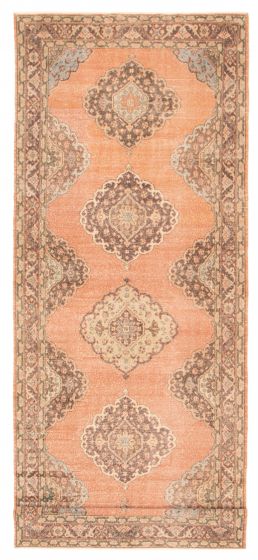 Turkish Anadol Vintage 5'1" x 13'5" Hand-knotted Wool Rug 