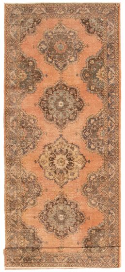 Turkish Anadol Vintage 5'0" x 13'6" Hand-knotted Wool Rug 