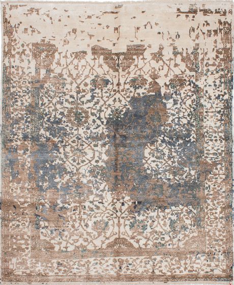 Indian Elixir 8'0" x 9'7" Hand-knotted NA Rug 
