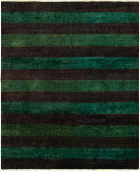 Indian Vibrance 7'9" x 9'6" Hand-knotted Wool Rug 