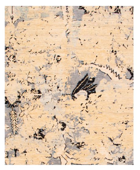 Indian Mystique 7'11" x 9'9" Hand-knotted Wool Rug 