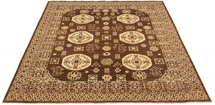 Pakistani Pako Persian 18 Of 20 8'2" x 9'8" Hand-knotted Wool Rug 
