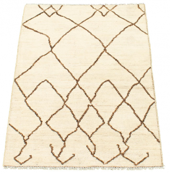 Pakistani Marrakech 3'3" x 4'10" Hand-knotted Wool Rug 