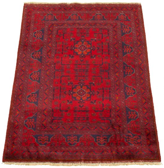 Afghan Finest Khal Mohammadi 3'4" x 4'10" Hand-knotted Wool Rug 