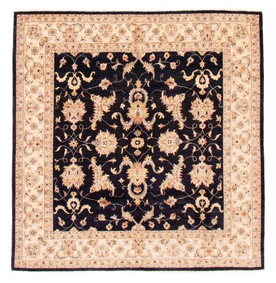 Pakistani Peshawar Oushak 8'1" x 8'1" Hand-knotted Wool Rug 
