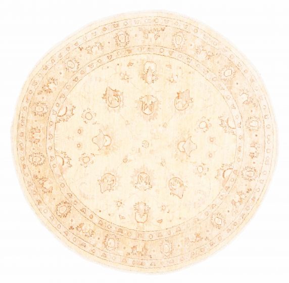 Pakistani Peshawar Oushak 5'0" x 5'1" Hand-knotted Wool Rug 