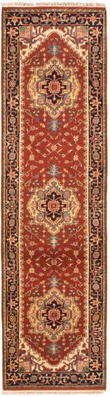 Indian Serapi Heritage 2'7" x 10'0" Hand-knotted Wool Rug 